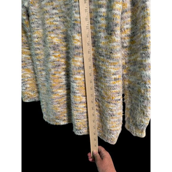 Loft Womens Multicolor Knit Open Cardigan Sweater Size SP - Picture 4 of 7